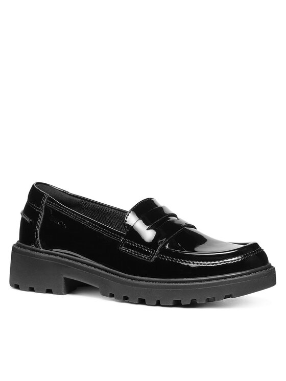 Geox Geox Loaferice Jr Casey J3620C 000HH C9999 D Crna