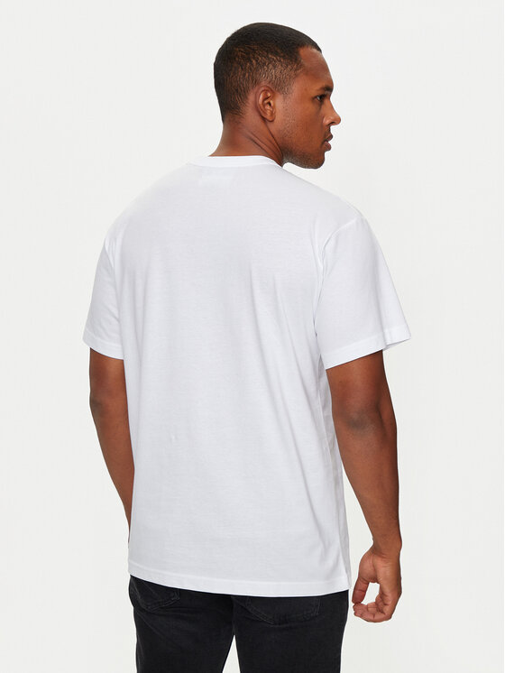 Versace Jeans Couture Versace Jeans Couture T-särk 77GAHE05 CJ00E Valge Regular Fit