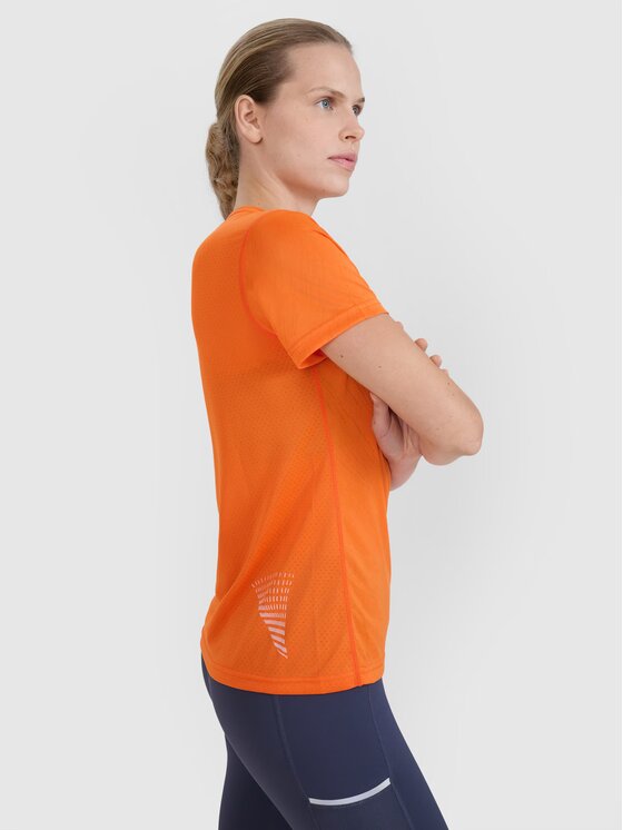 4F 4F Maglietta tecnica 4FWSS25TFTSF1265-70S Arancione Regular Fit