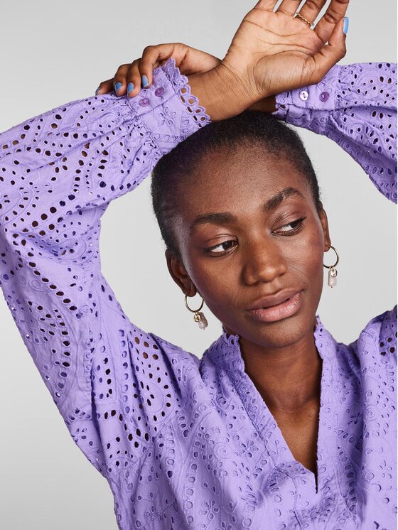 YAS YAS Kasdieninė suknelė 26027162 Violetinė Regular Fit