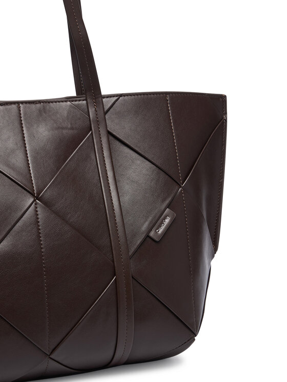 Calvin Klein Calvin Klein Τσάντα Woven Medium Carryall LV04F3548G Καφέ