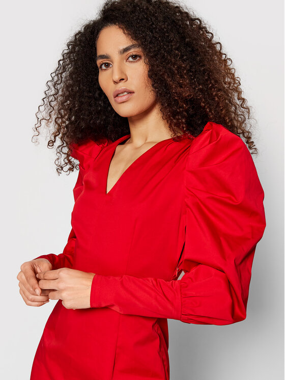 YAS YAS Coctailkleid Mellen 26020370 Rot Slim Fit