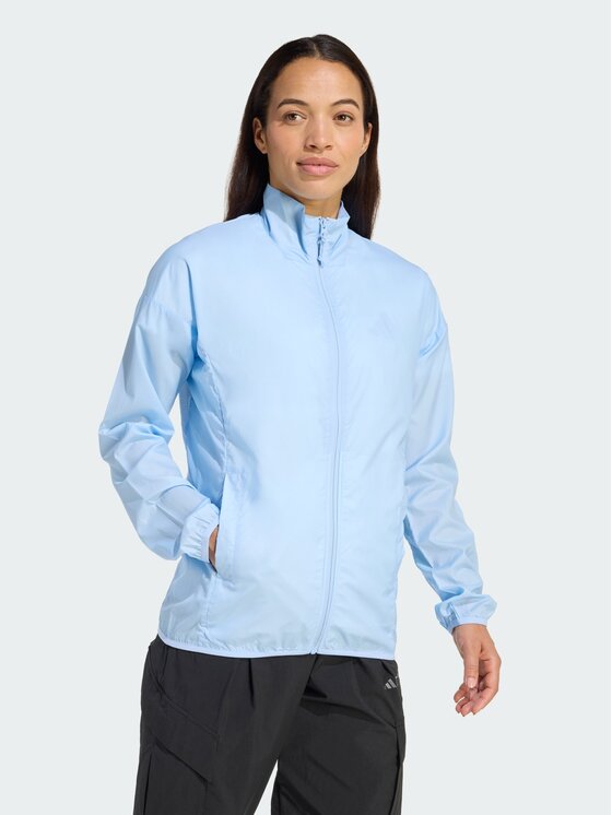adidas adidas Wiatrówka 162945 Błękitny Regular Fit