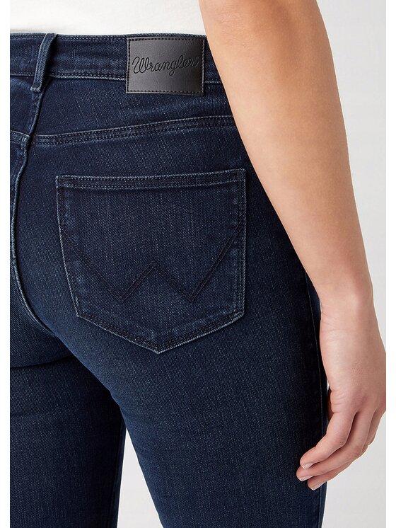 Wrangler Wrangler Jeansy Slim Niebieski Slim Fit