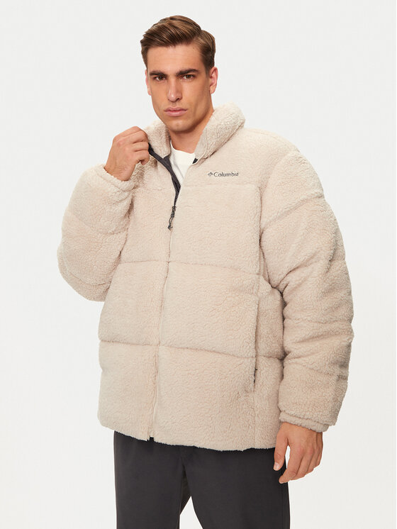 Columbia Zimné bundy Puffect II Sherpa 2086841 Béžová Regular Fit