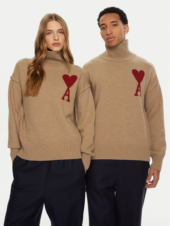 AMI PARIS Rolák UKS406.018 Hnedá Regular Fit