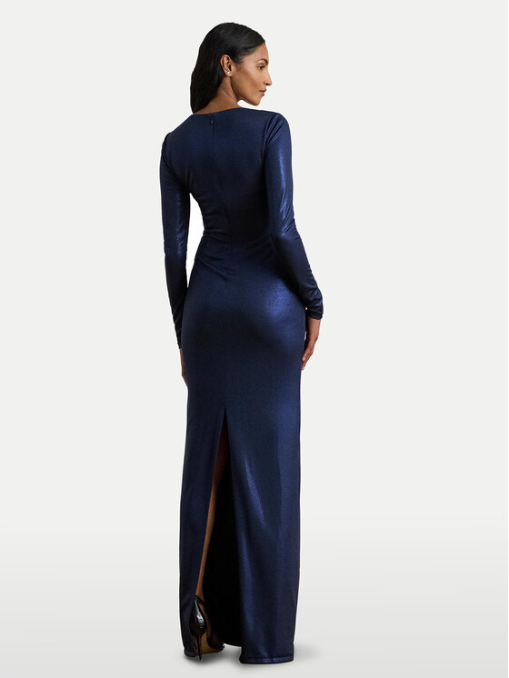 LAUREN RALPH LAUREN LAUREN RALPH LAUREN Estélyi ruha 253P03589003 Sötétkék Slim Fit