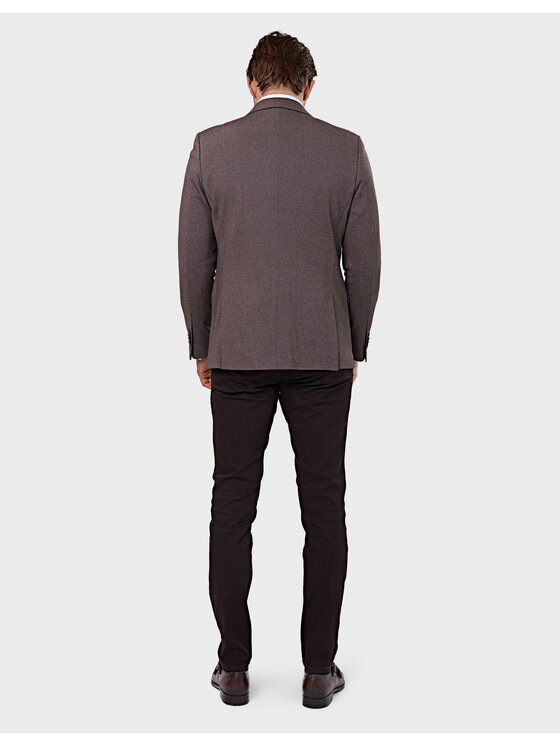 Evenemen Evenemen Marynarka Harmony 03 Brązowy Slim Fit