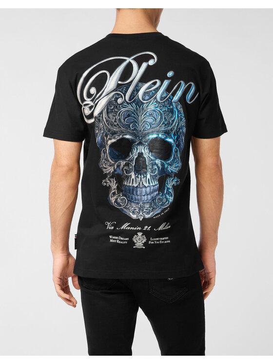 PHILIPP PLEIN PHILIPP PLEIN T-Shirt 27141 Czarny Regular Fit