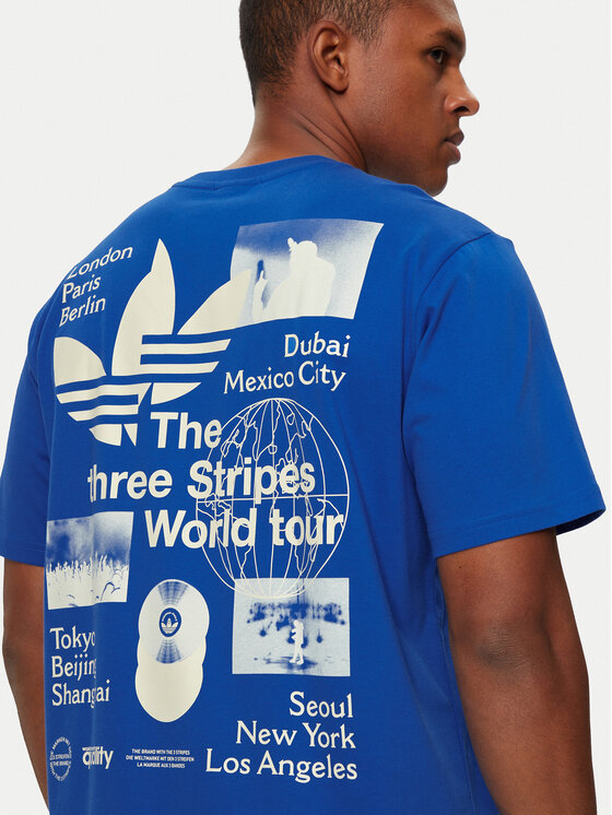 Blue adidas t shirt on sale