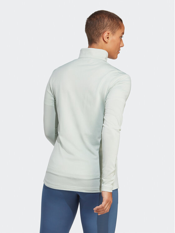 adidas adidas Флісовий реглан Terrex Multi Full-Zip Fleece Jacket HN5464 Зелений Slim Fit