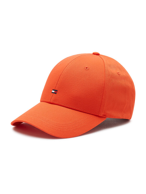 Tommy Hilfiger Tommy Hilfiger Шапка с козирка Essential Flag AM0AM10355 Оранжев