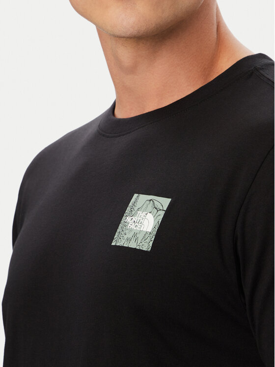 The North Face The North Face Marškinėliai Monte Reg Ss NF0A8JAV Juoda Regular Fit