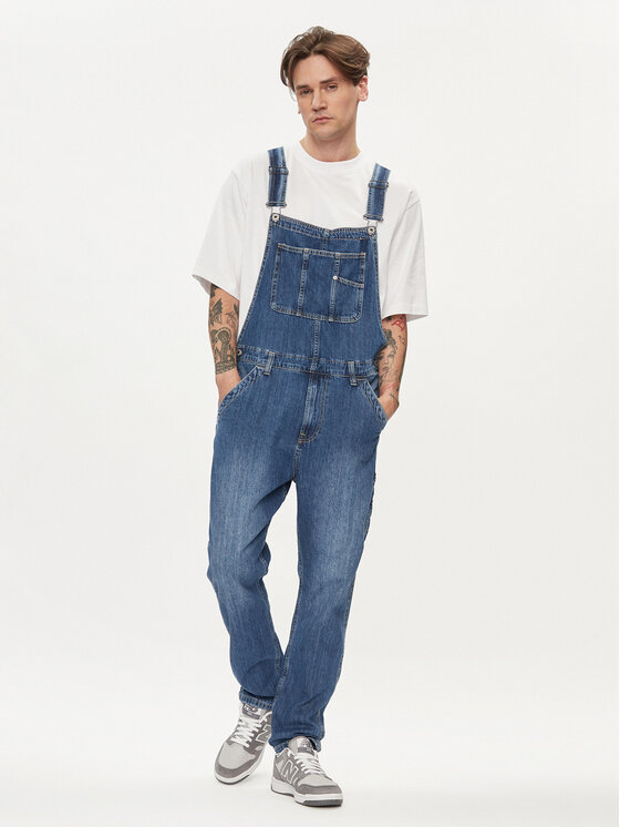 Pepe Jeans Pepe Jeans Džinsa bikškostīms Dougie Utility PM230077 Zils Loose Fit
