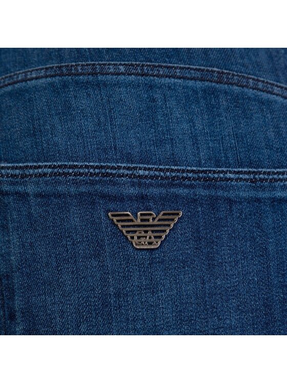 Emporio Armani Emporio Armani Jeansy 8N1J06 1D85Z Tmavomodrá Slim Fit