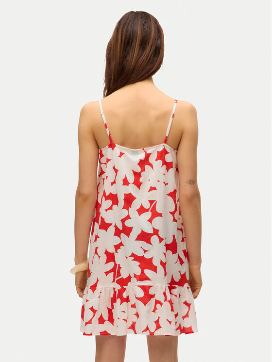 Vero Moda Vero Moda Letní šaty Dicthe 10323634 Červená Regular Fit
