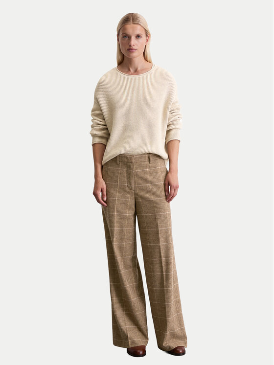Marc O'Polo Marc O'Polo Pantaloni palazzo 508 0150 10417 Beige Wide Fit