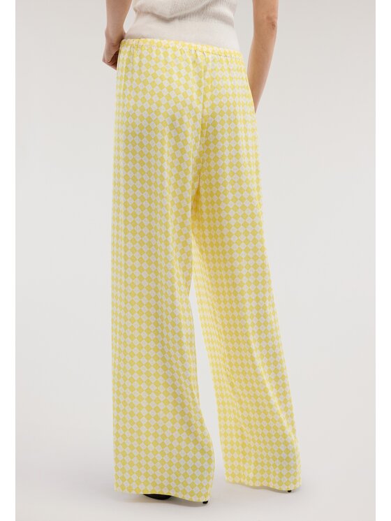 Trussardi Trussardi Pantaloni di tessuto P271A102395N0LA Giallo Over Fit