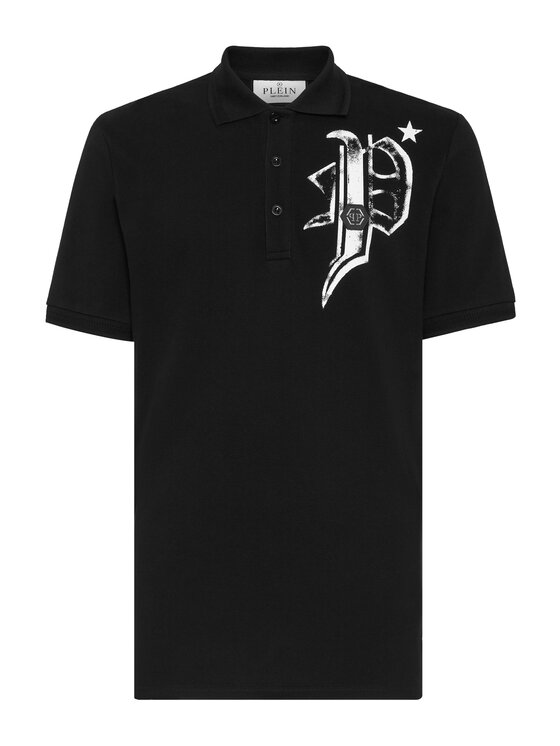 PHILIPP PLEIN PHILIPP PLEIN Polo 755 Nero Slim Fit