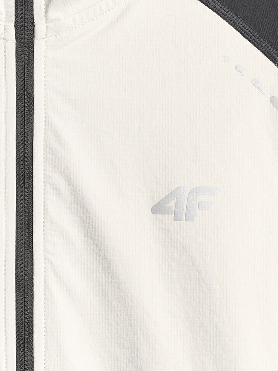 4F 4F Bluza techniczna FLOW MOTION Czarny Regular Fit