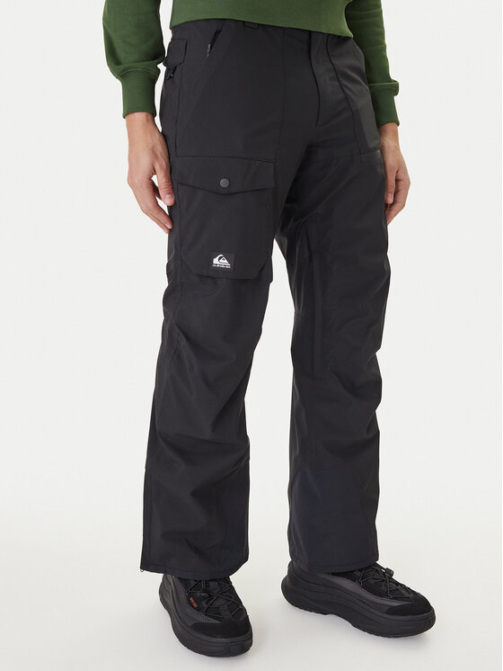 Quiksilver Quiksilver Pantaloni pentru snowboard Utility EQYTP03220 Negru Modern Fit