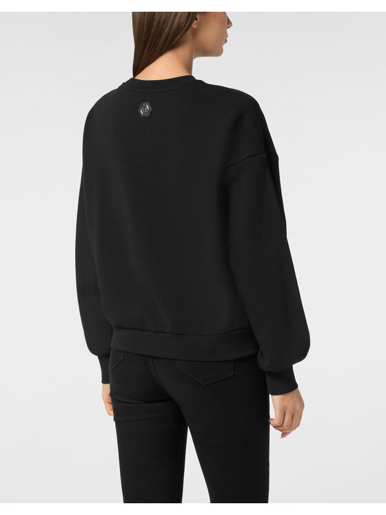 PHILIPP PLEIN PHILIPP PLEIN Bluza 24893 Czarny Regular Fit