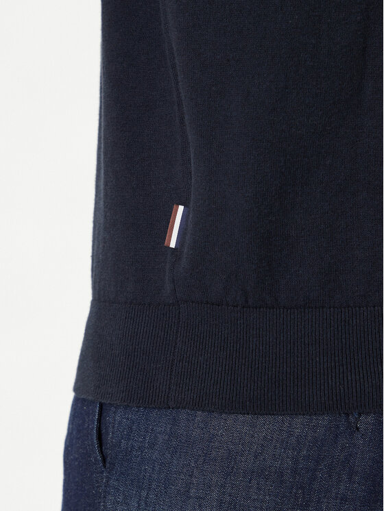 Bugatti Bugatti Rollkragenpullover 7700-85520D Dunkelblau Regular Fit