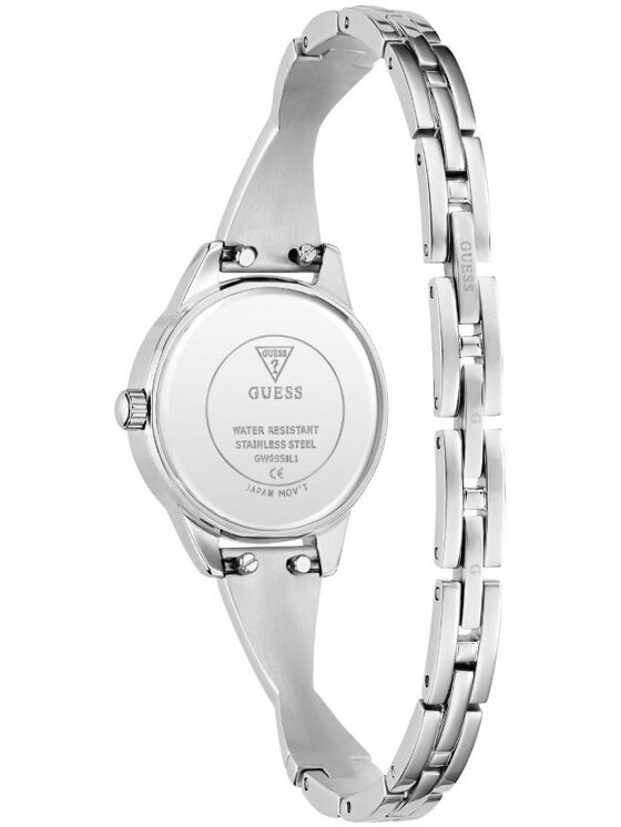 Guess Guess Hodinky GW0951L1 Stříbrná