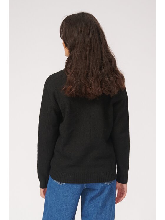 TeeShoppen TeeShoppen Kardigan 'Basic Collection' Czarny Regular Fit