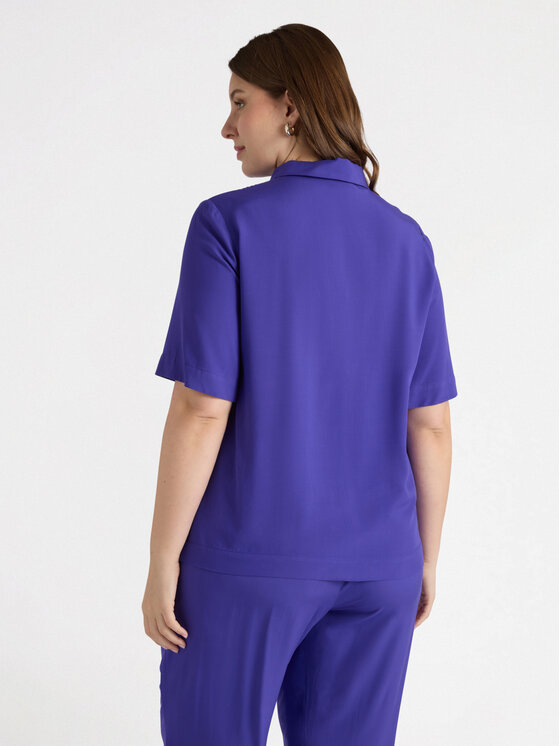 Fiorella Rubino Fiorella Rubino Bluzka 2764T102271N029 Fioletowy Boxy Fit