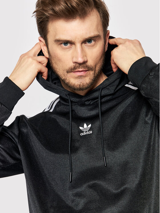 Felpa under store armour trefoil nera