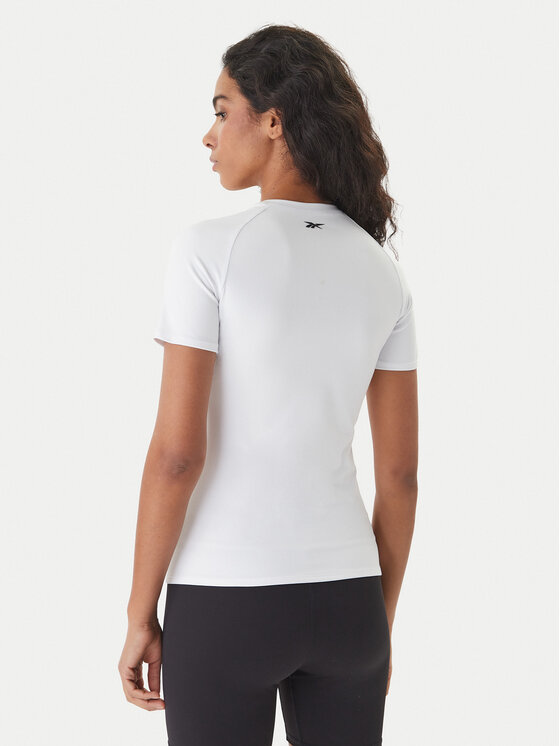 Reebok Reebok Tričko Reebok x Ewa Chodakowska RK25613CCW Biela Slim Fit