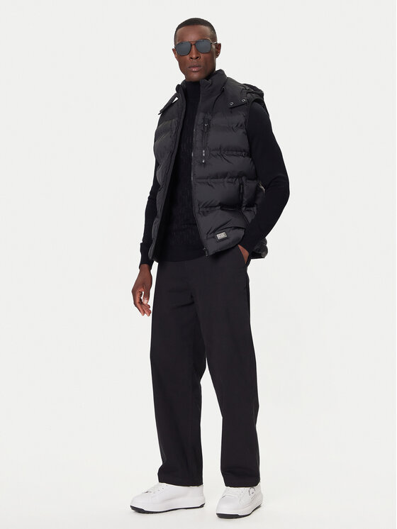 KARL LAGERFELD KARL LAGERFELD Жилет 505030 554596 Чорний Regular Fit
