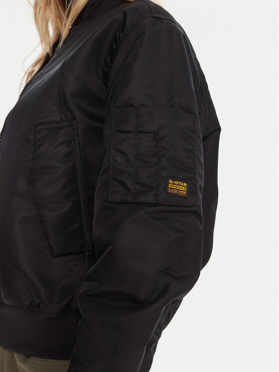 G-Star Raw G-Star Raw Bomber stila jaka D26973 C143 Melns Loose Fit