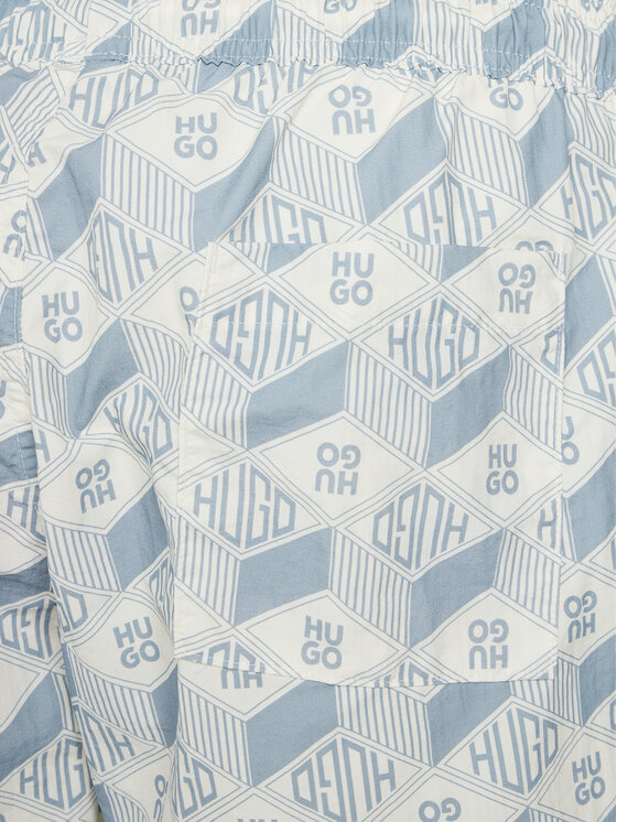 HUGO HUGO Pantaloni scurți pentru înot Rik 50533795 Albastru celest Regular Fit