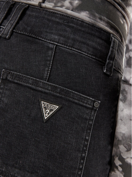 Guess Guess Jeansy W4BA1B D5JF2 Szary Slim Fit