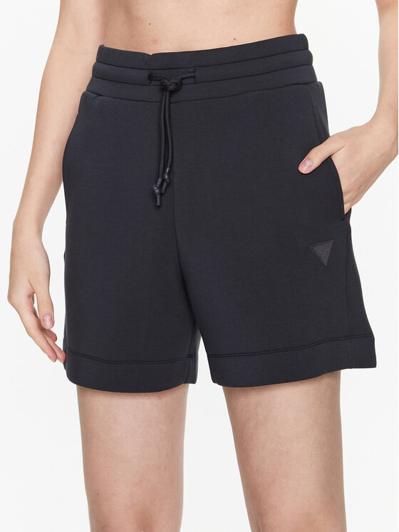 Guess Guess Sportovní kraťasy Elly V2YD10 K7UW2 Šedá Relaxed Fit
