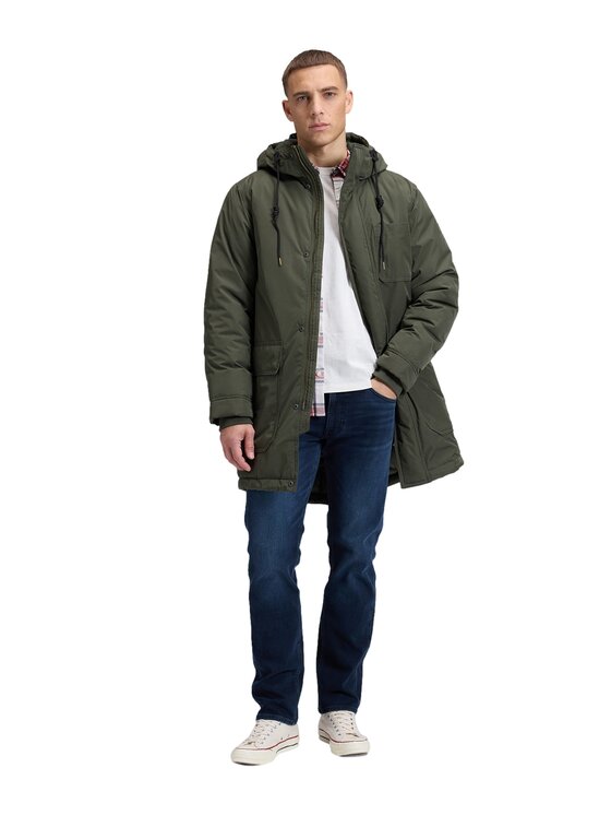 Lee Lee Parka 112386611 Zielony Parka Fit