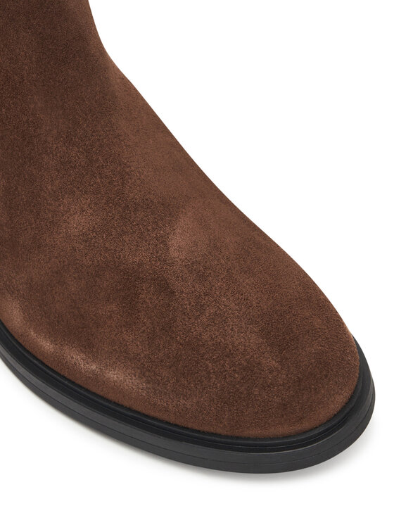 Tommy Hilfiger Tommy Hilfiger Kotníková obuv s elastickým prvkem Flag Boot FW0FW08780 Hnědá