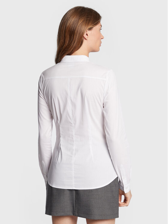 ICHI ICHI Camicia Dima 102533 Bianco Classic Fit