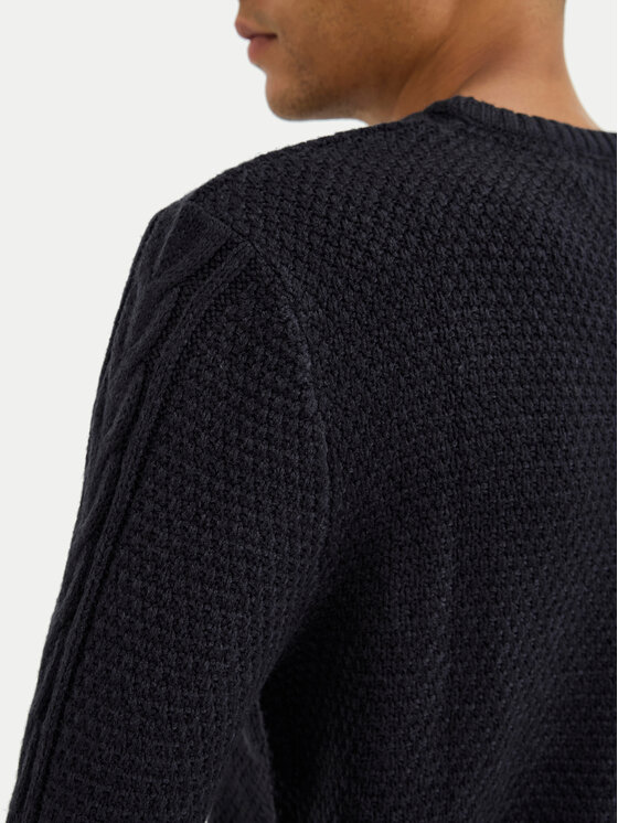 Blend Blend Sweter 20717439 Czarny Regular Fit