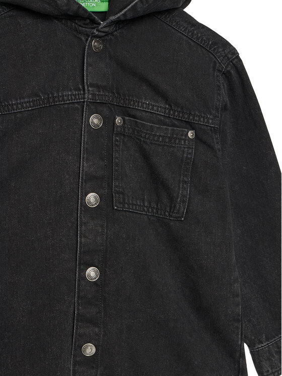 United Colors Of Benetton United Colors Of Benetton camicia di jeans 5PWACQ03X Grigio Regular Fit