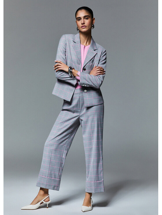 Liu Jo Liu Jo Pantaloni di tessuto WA6133T348AP9228 Grigio Regular Fit