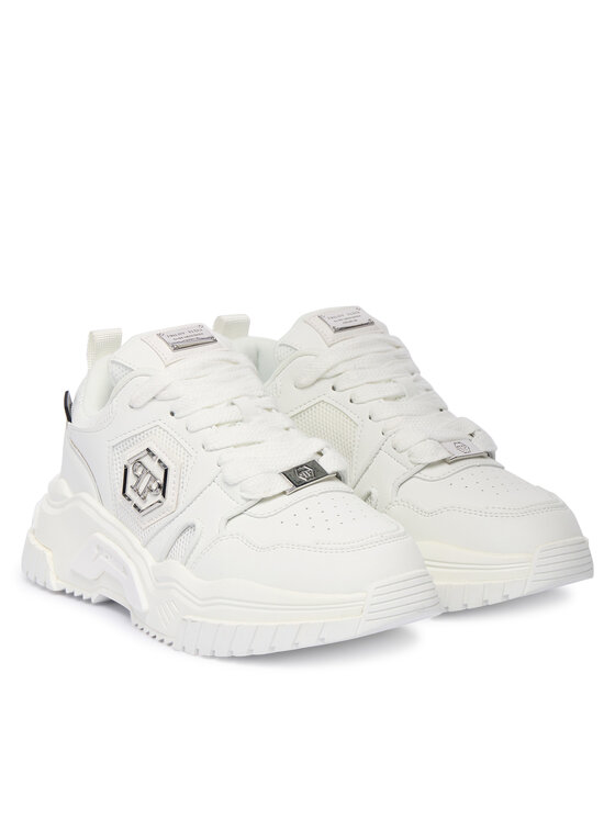 PHILIPP PLEIN PHILIPP PLEIN Снікерcи New Predator FAES USC0837 PTE003N Білий