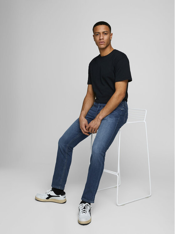 Jack&Jones Jack&Jones Jeans hlače Glenn 12152347 Modra Slim Fit