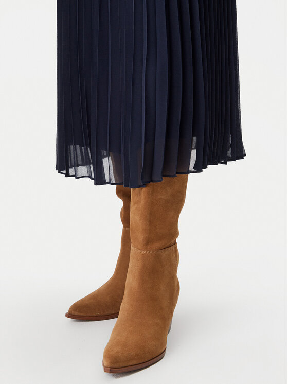 BOSS BOSS Faltenrock Vocelina 50531644 Dunkelblau Regular Fit