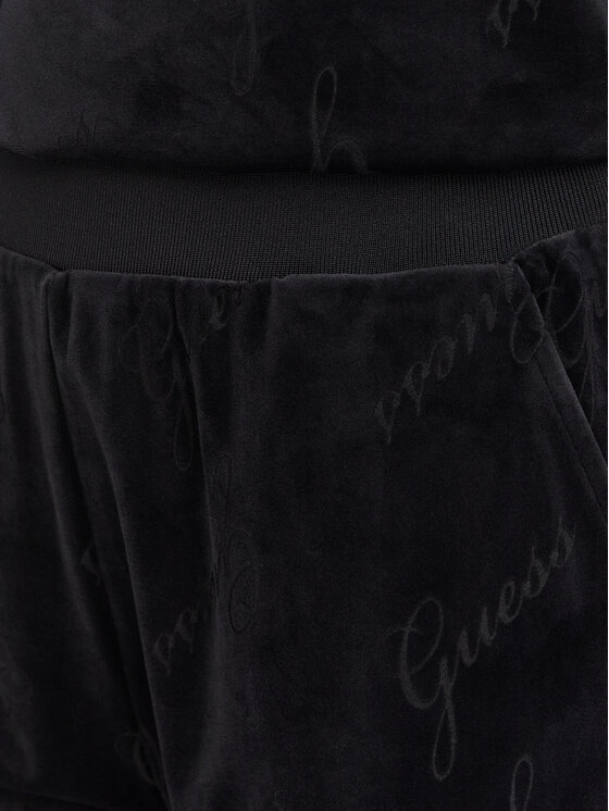 Guess Guess Долнище анцуг O6BB07 K5063 Черен Regular Fit