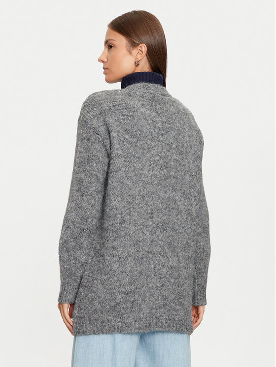 Noisy May Noisy May Kardiganas Sutton 27030436 Pilka Loose Fit