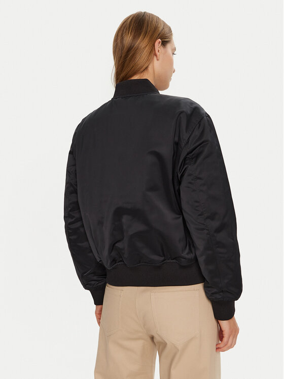 Champion Champion Μπόμπερ μπουφάν 117578 Μαύρο Custom Fit