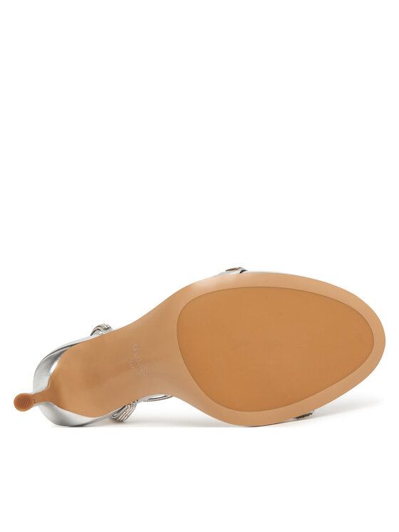 Guess Guess Sandale FLJCHR SAT03 Srebrna